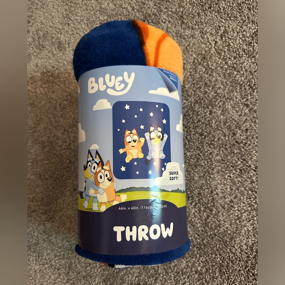 Bluey throw blanket